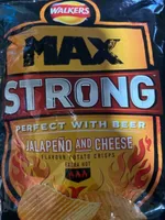 Walkers Max strong Jalapeno & cheese