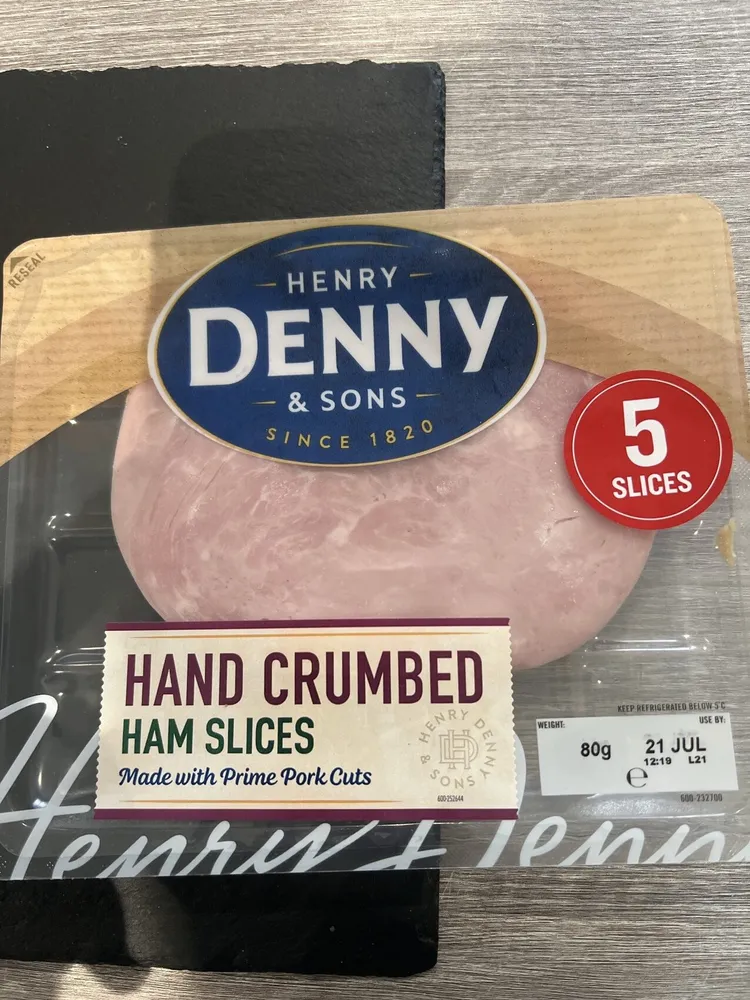 Hand Crumbed Ham Slices