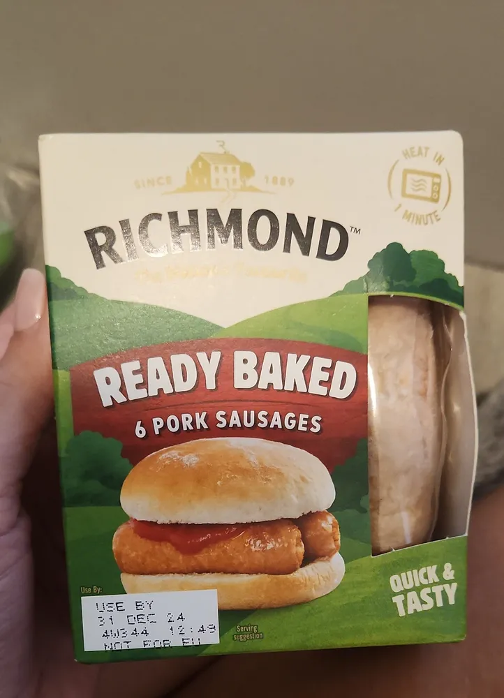 Ready Baked 6 Pork Sausages