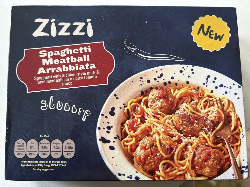 zizzi’s spaghetti meatball arabiatta