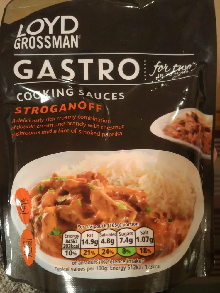 cooking sauce stroganoff