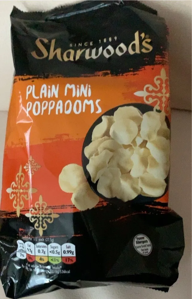 Plain Mini Poppadoms
