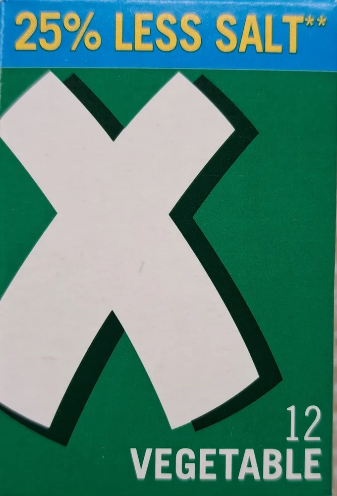 Oxo Reduced Salt Vegetable Stock Cubes