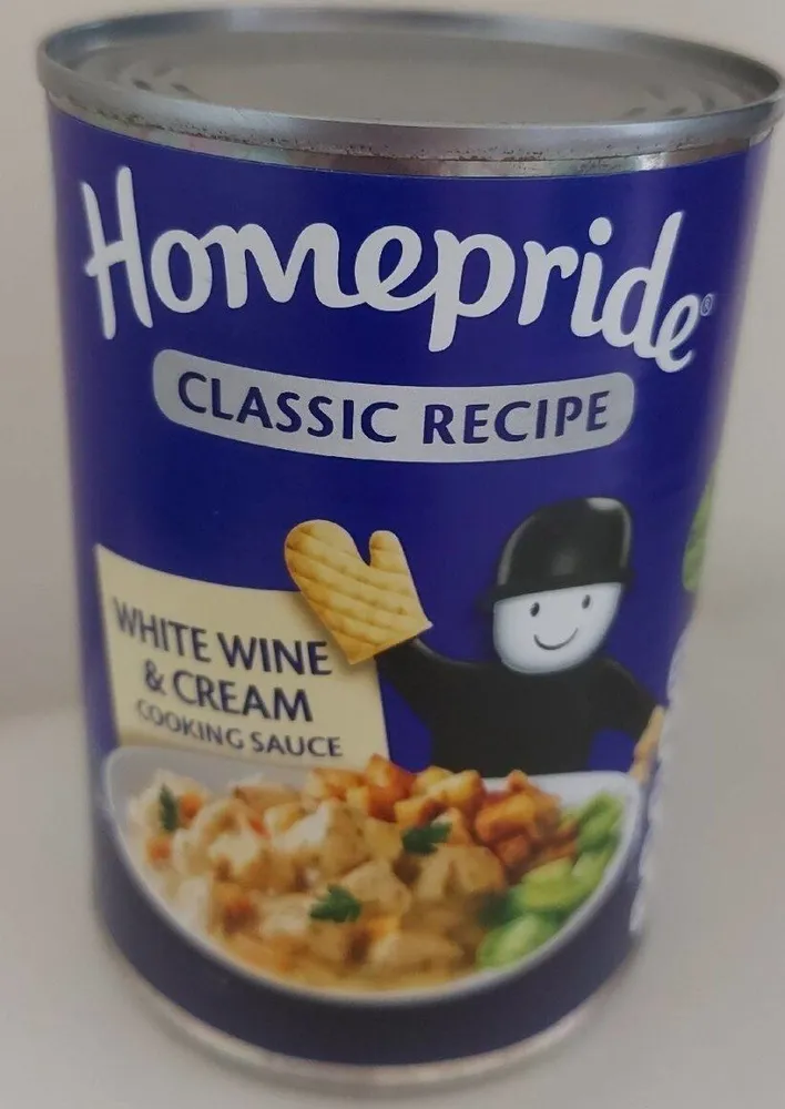 White wine & cream sauce
