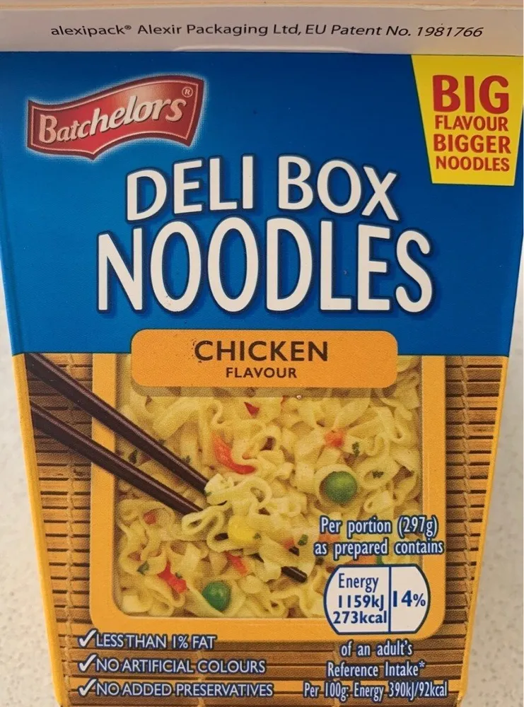 Deli box noodles