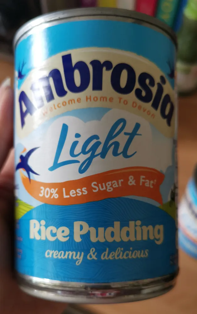 ambrosia light rice pudding