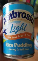 ambrosia light rice pudding