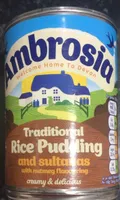 Traditional rice pudding