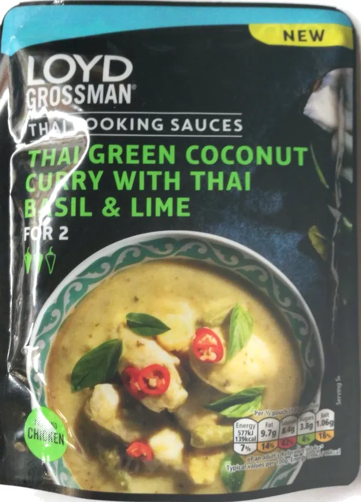 Thai Green Coconut Curry with Thai Basil and Lime
