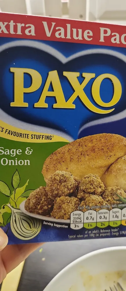 Sage & onion Stuffing