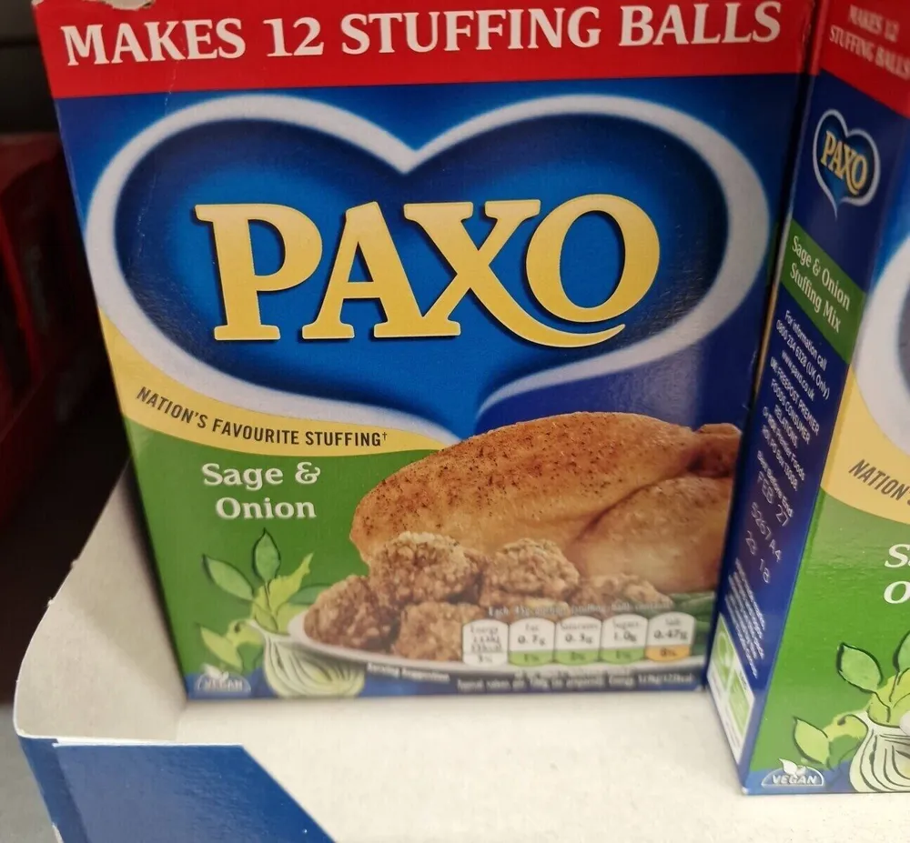 Paxo Sage & Onion Stuffing Mix