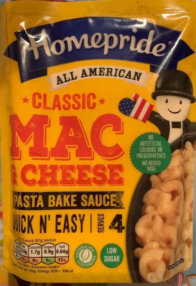 Homepride classic mac and cheese