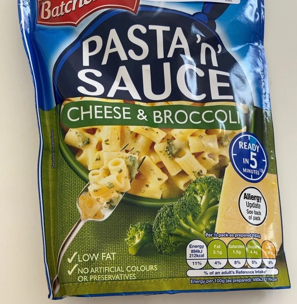 Pasta’ n’ Sauce Cheese & Broccoli