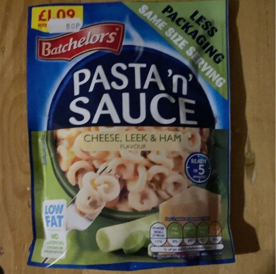 Cheese, Leek & Ham pasta n sauce