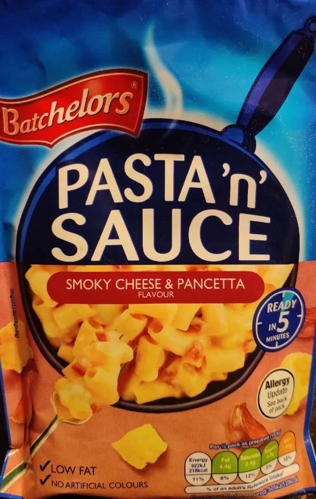 Pasta 'n' sauce - Smoky cheese & pancetta flavour