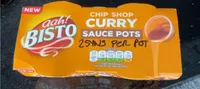 Chip shop curry sauce pots