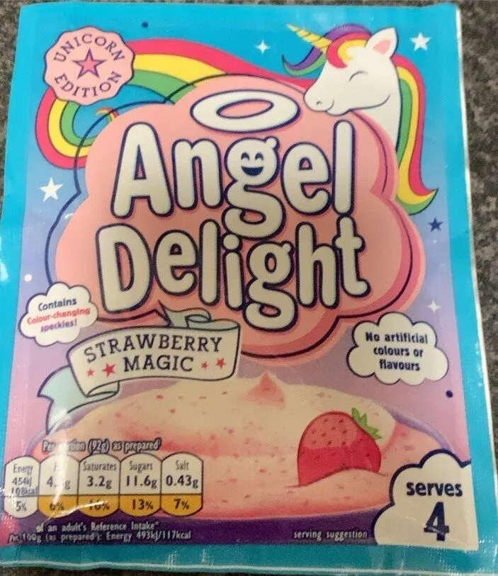 Angel delight strawberry magic