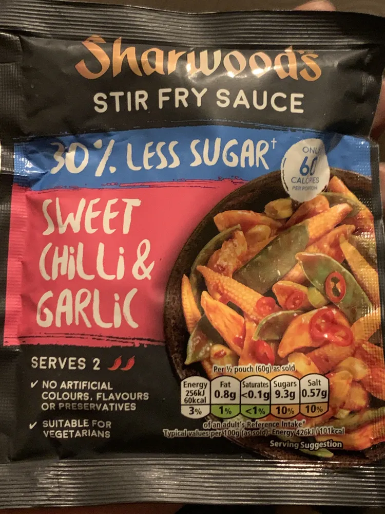STIR FRY SAUCE SWEET CHILLI & GARLIC