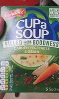Cup a soup garden vegetable grain