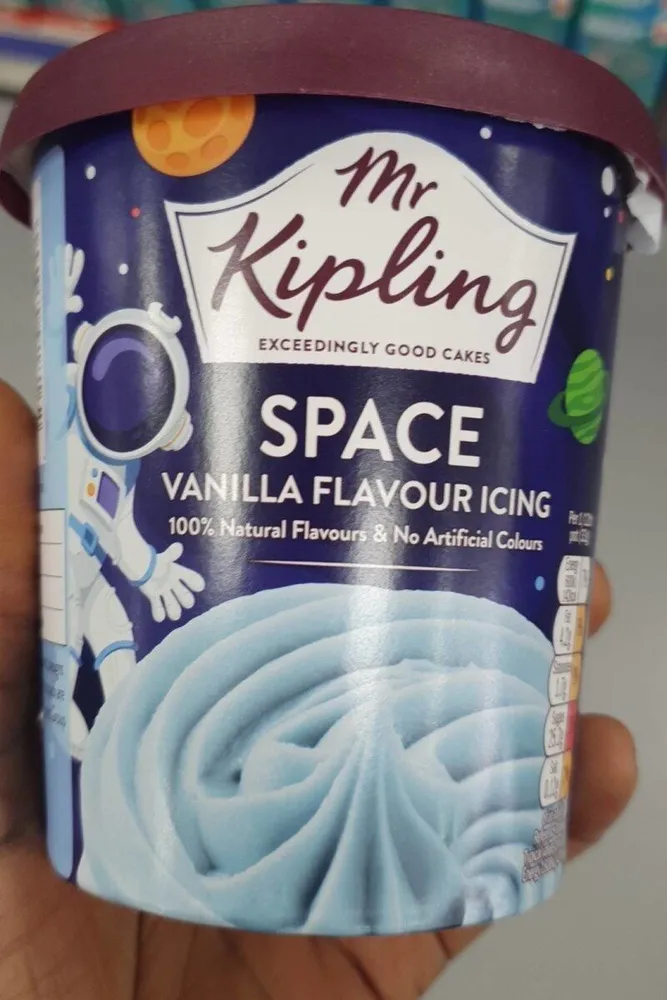 Space vanilla icing