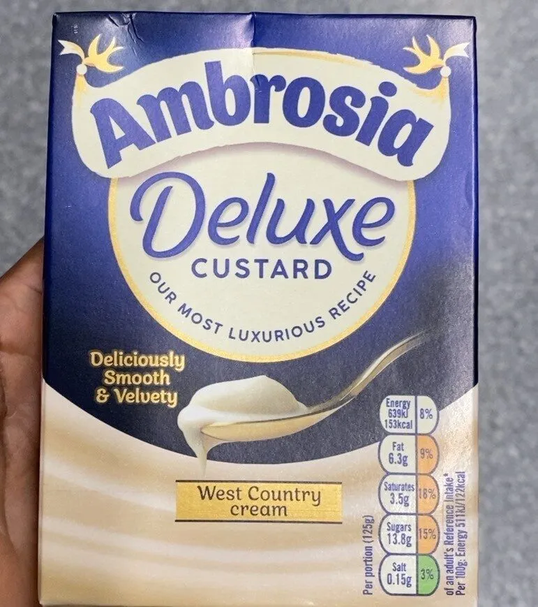 Deluxe custard West Country Cream