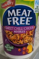 Meat free sweet chilli chick'n noodles