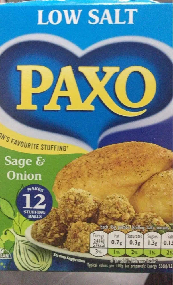 Paxo sage and Onion