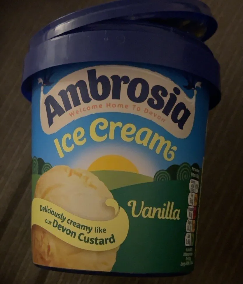 Vanilla ice cream