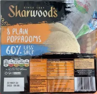 Plain poppadoms
