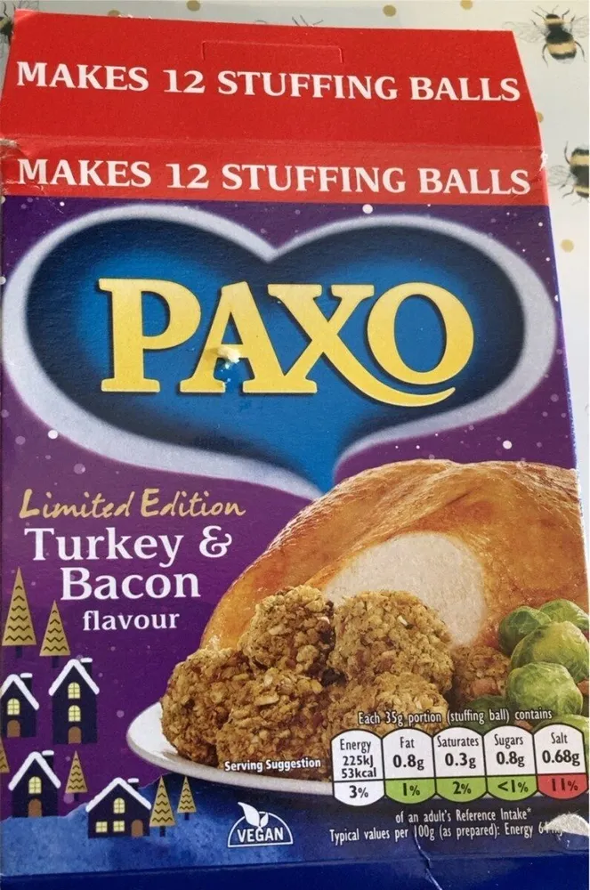 Turkey & bacon stuffing