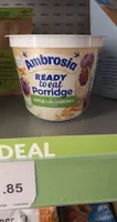 READY to eat Porridge with Apple & Blueberry Layer