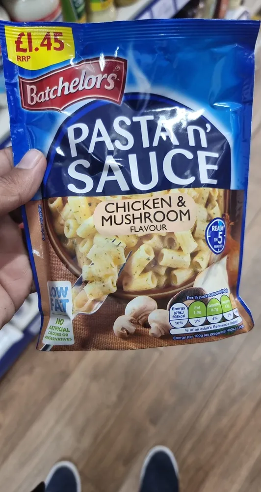Pasta 'n' Sauce Chicken & Mushroom Flavour