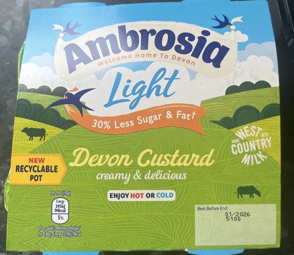 Light Devon Custard