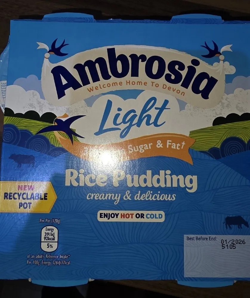 Light Rice Pudding