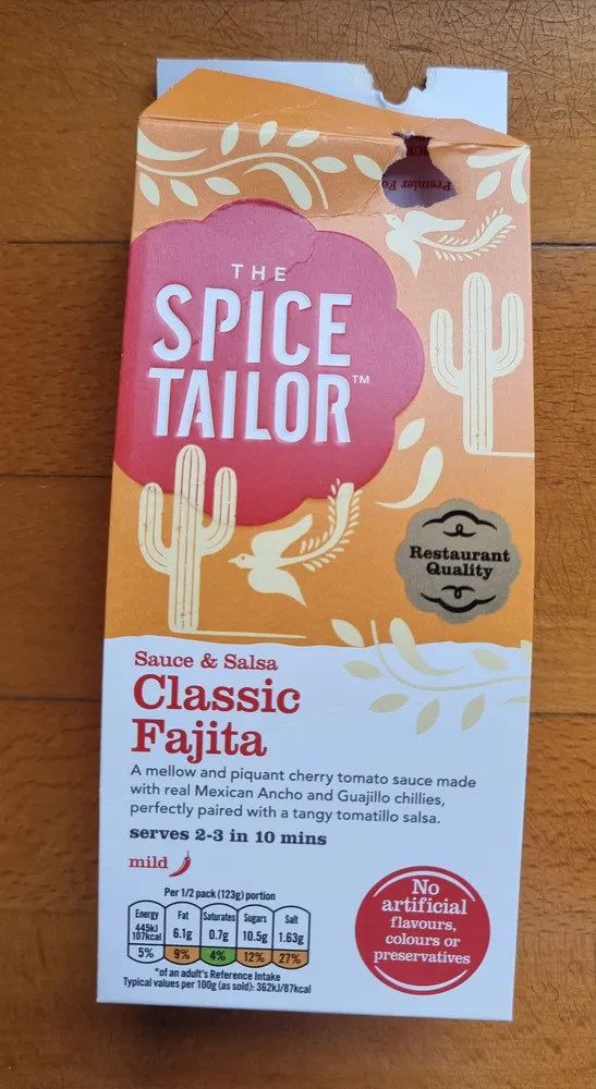 Sauce & Salsa Classic Fajita