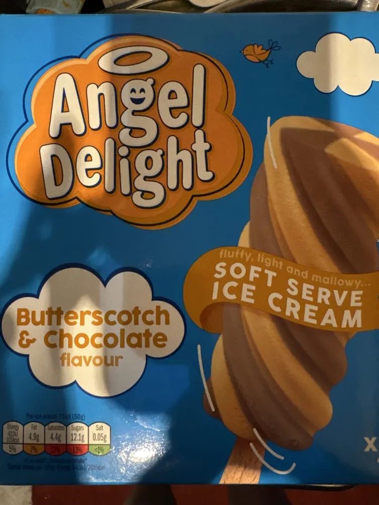 Butterscotch & Chocolate Flavour Soft Serve Ice Cream