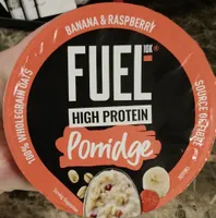 High Protein Porridge Banana And Raspberry