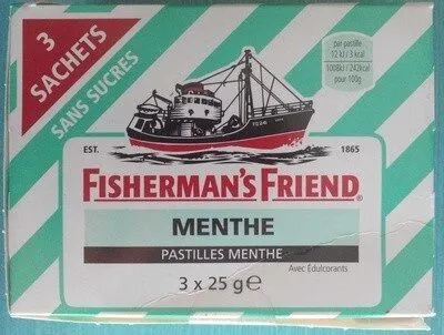 Pastilles Menthe sans sucres