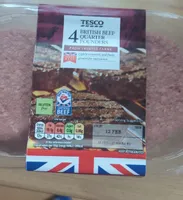 Scotch beef quarter pounders