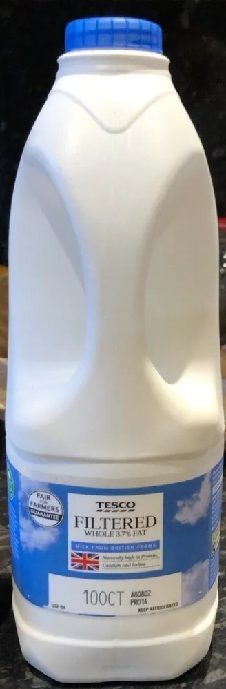 Filtered Milk Whole 3.7% Fat