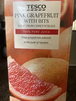 Pink grapefruit juice