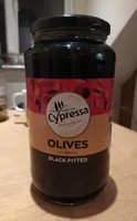 Olives un brine BLACK PITTED