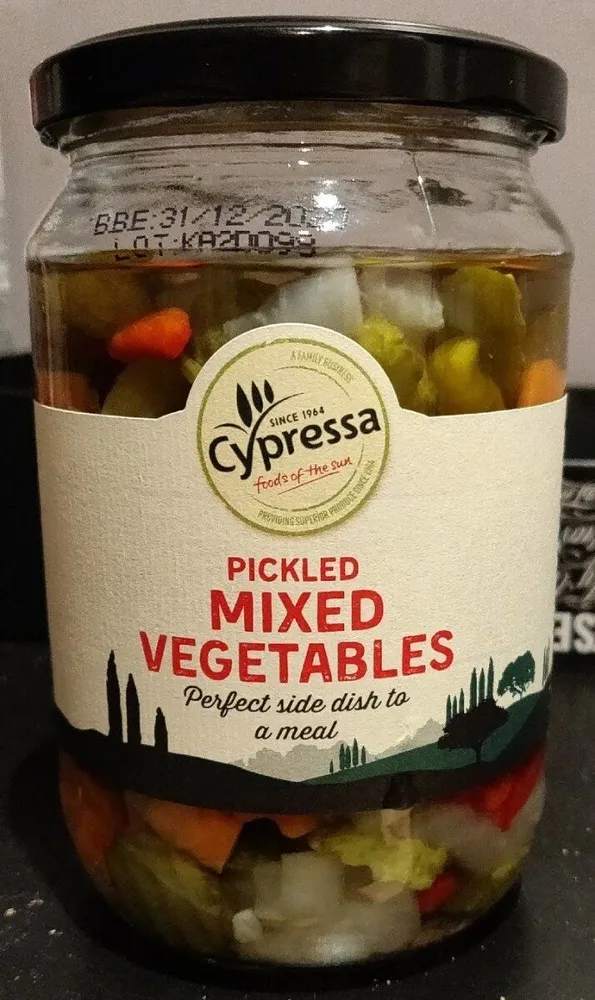 Pickled mixed vegetables