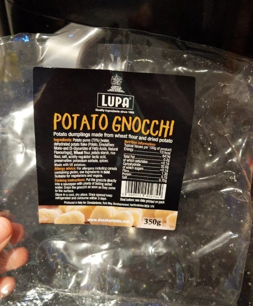 Potato gnocchi