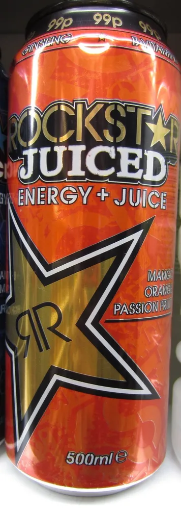 Juiced. Mango, orange and passionfruit flavour.