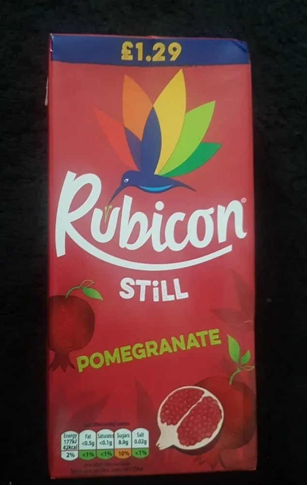 Rubicon still pomegranate
