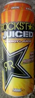 Rockstar Juiced Energy + Juice Mango, Orange, Passion Fruit