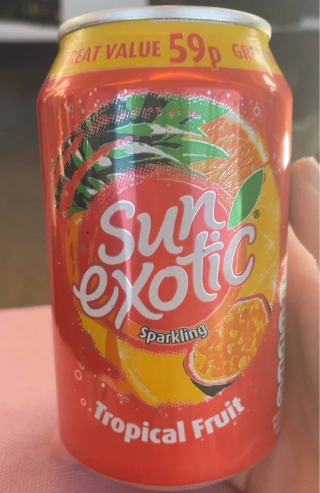 sparkling tropical fruit