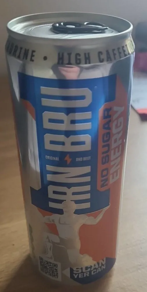IRN BRU energy no suger