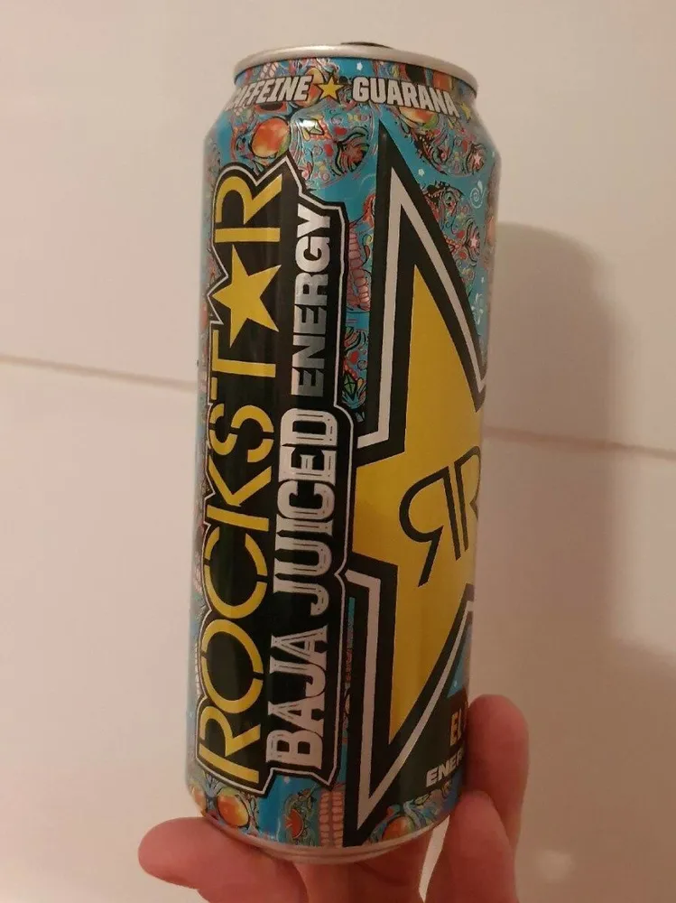 Rockstar Baja juiced energy